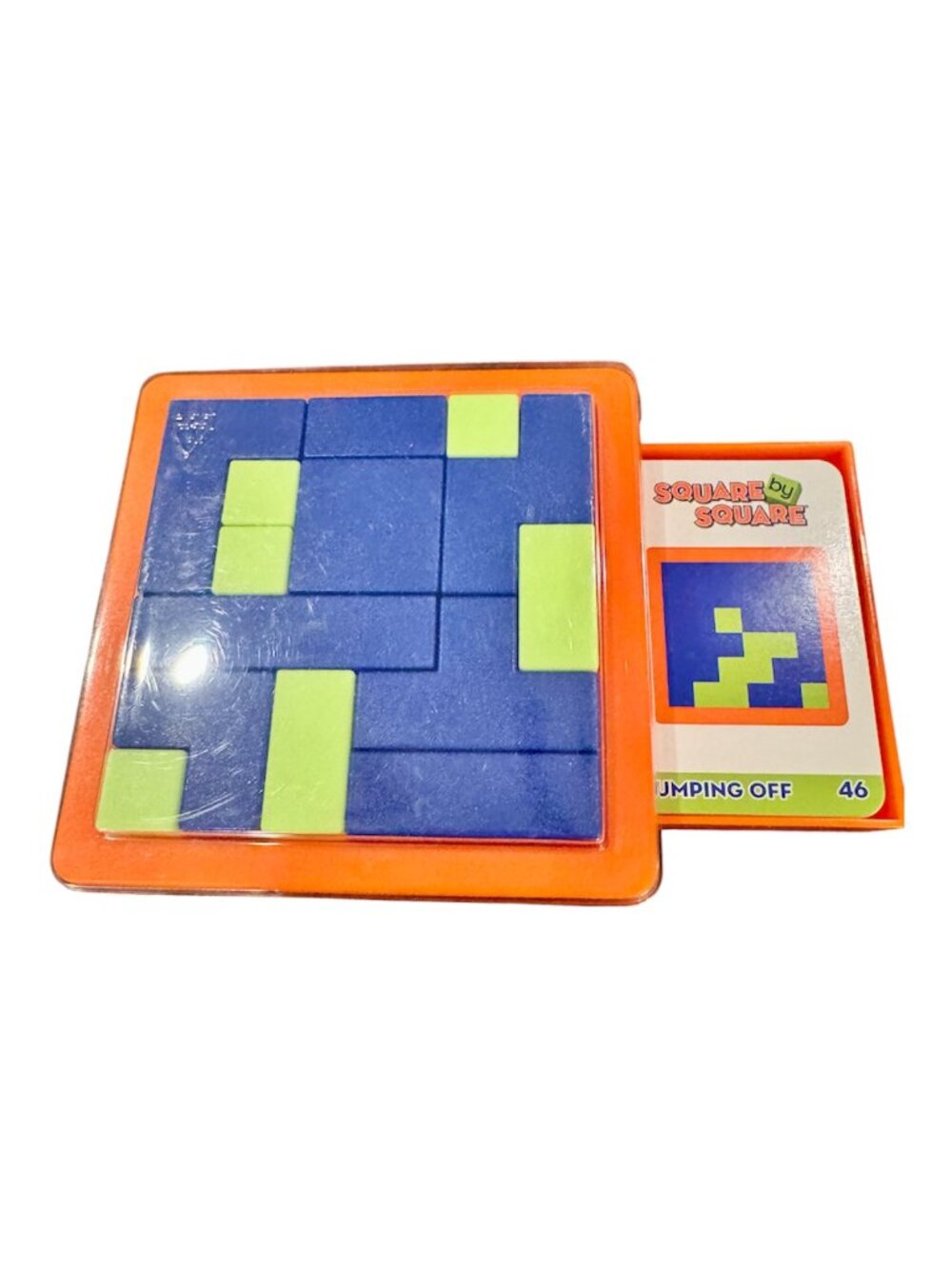 ThinkFun Square by Square Brainteaser Puzzle Game 60 Challenges VGUC Vintage